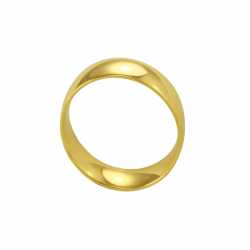 Traditional gold wedding ring