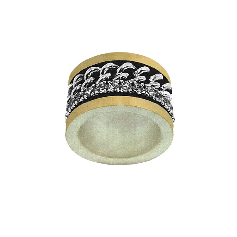 Aliança ouro prata