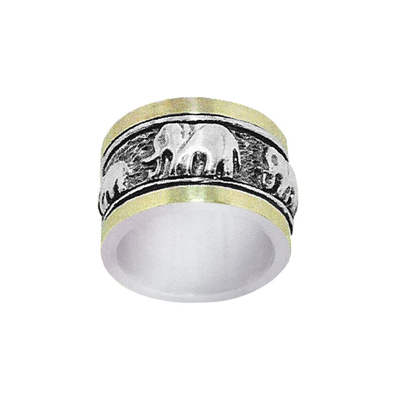 Aliança ouro prata