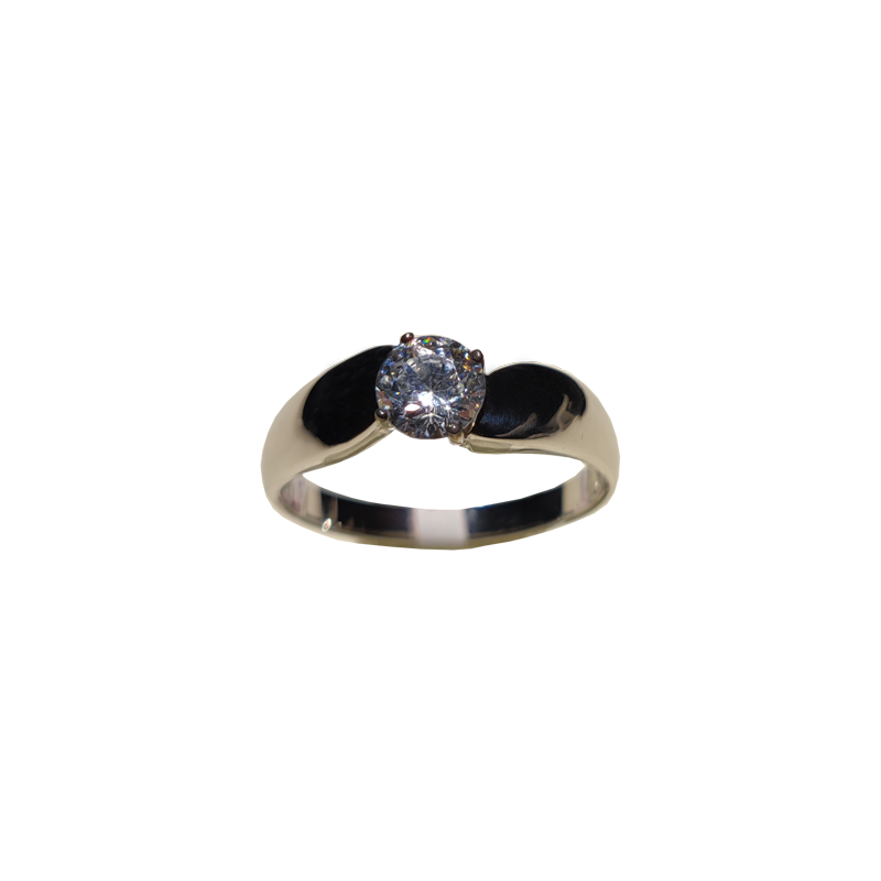 White gold ring