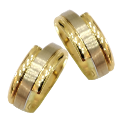 Gold earrings