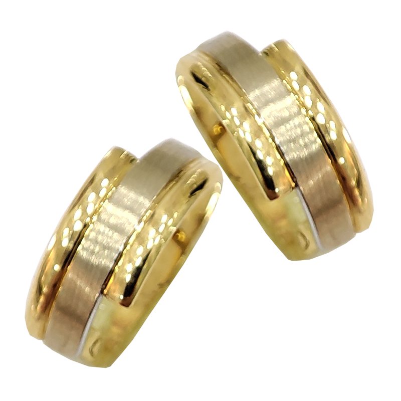 Gold earrings