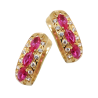 Gold earrings