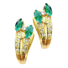 Gold earrings
