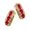 Gold earrings
