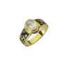 Gold college ring