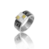 Gold graduation ring