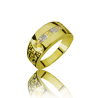 Gold graduation ring