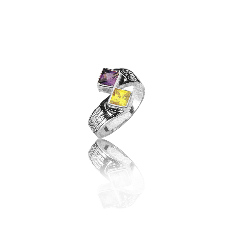 Gold graduation ring