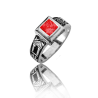 Gold graduation ring
