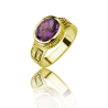 Gold graduation ring