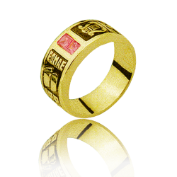 Anel de curso ouro