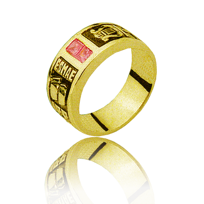 Anel de curso ouro