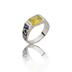 Gold graduation ring