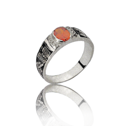 Gold graduation ring