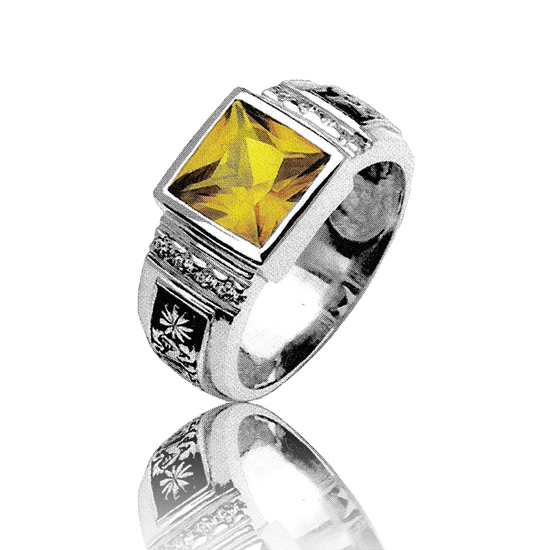 Gold graduation ring