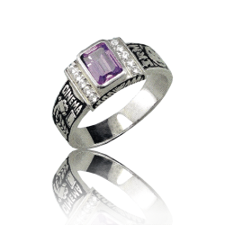 Gold graduation ring