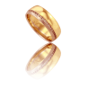 Bicolor gold ring