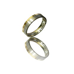 Bicolor gold ring
