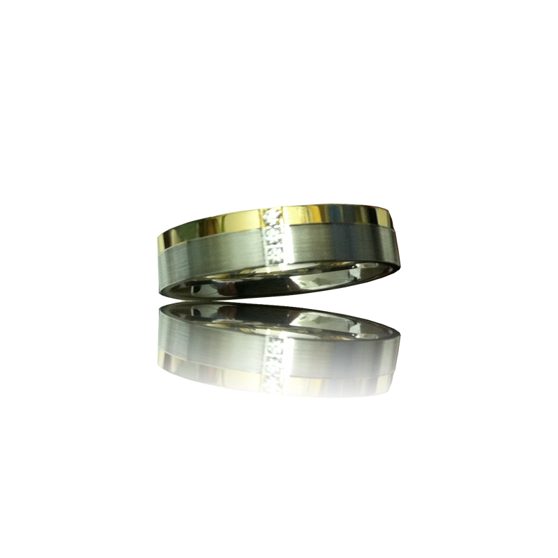 Bicolor gold ring