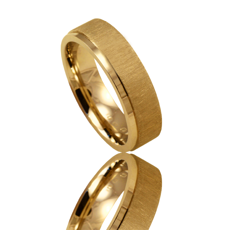 Aliança ouro amarelo