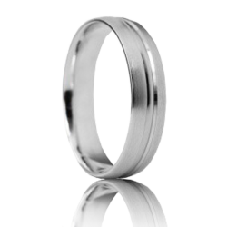 Anel ouro branco