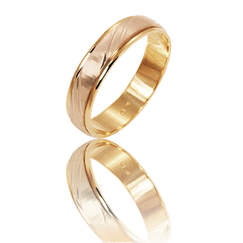 Aliança ouro amarelo