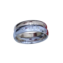 Bicolor gold ring