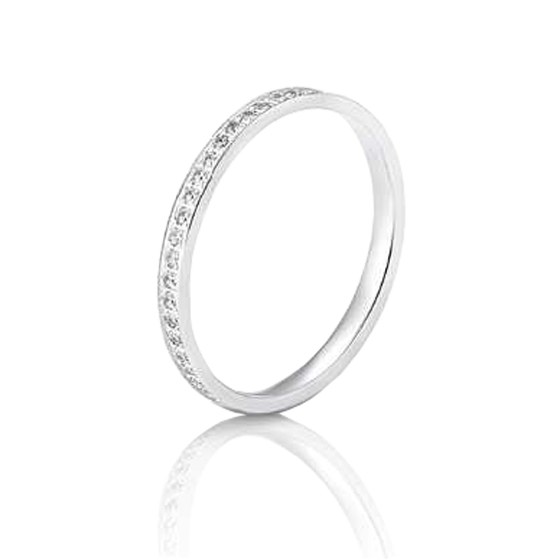 White gold ring