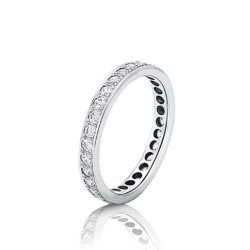 Anel ouro branco