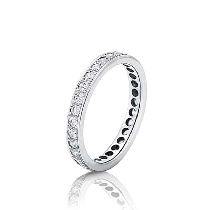 Anel ouro branco