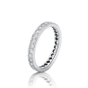 Anel ouro branco