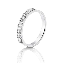 Anel ouro branco