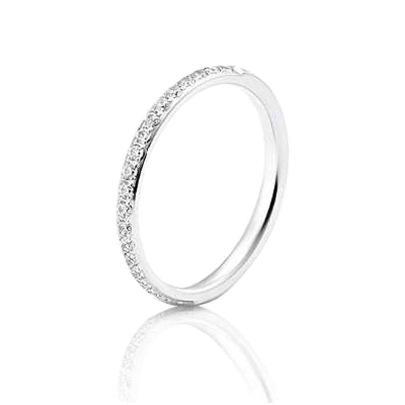 White gold ring