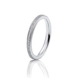 Anel ouro branco