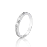 Anel ouro branco