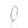 Anel ouro branco