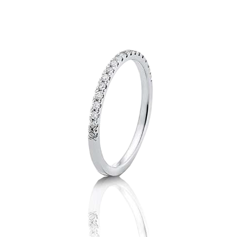 Anel ouro branco