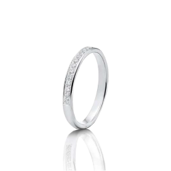 White gold ring