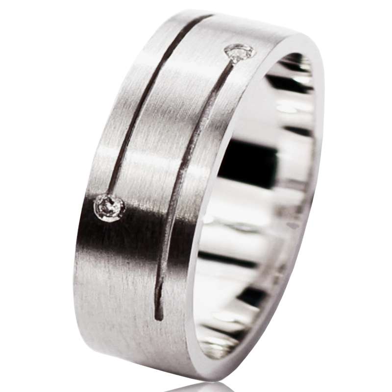 White gold ring