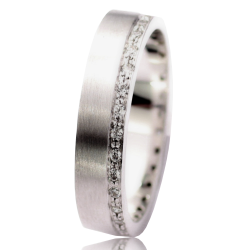 White gold ring