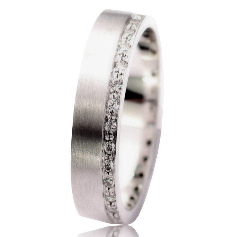 White gold ring