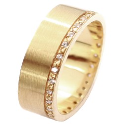 Aliança ouro amarelo
