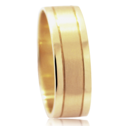 Aliança ouro amarelo
