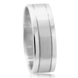 White gold ring