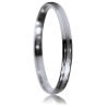 Aliança ouro branco