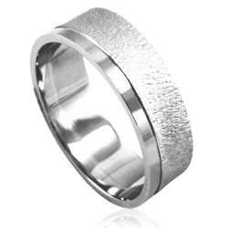 White gold ring