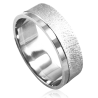 Aliança ouro branco