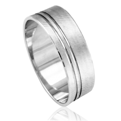 White gold ring
