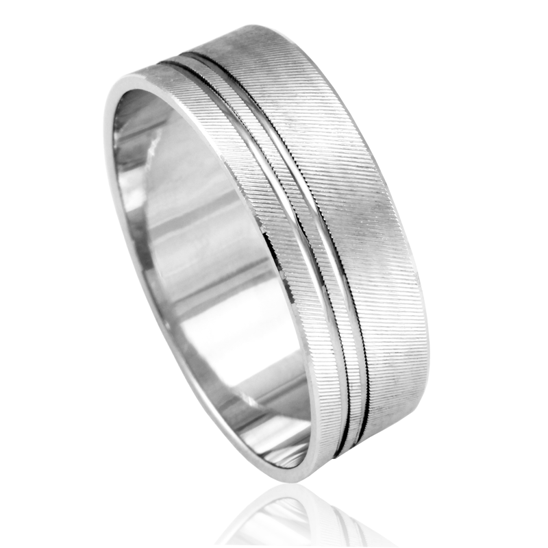 White gold ring